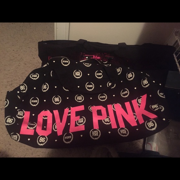 PINK duffle bag