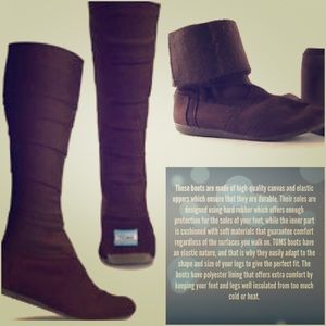 Toms Chocolate Wrap Boots