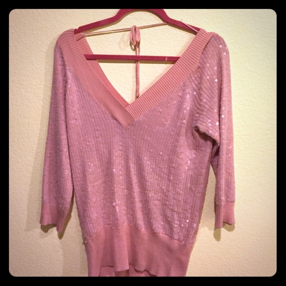 💖Bebe used pink sweater💖