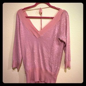 💖Bebe used pink sweater💖