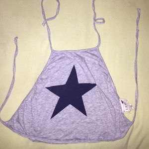 LA HEARTS BACKLESS TOP