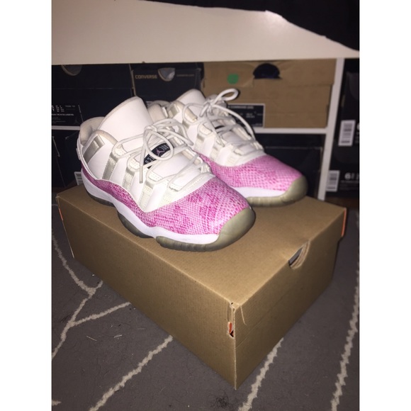 Jordan Pink Snakeskin 11s