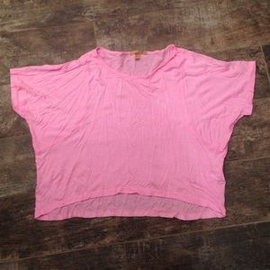 Zara Pink Flowy T-Shirt