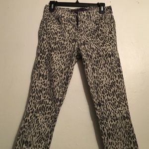 Forever21 leopard jeans