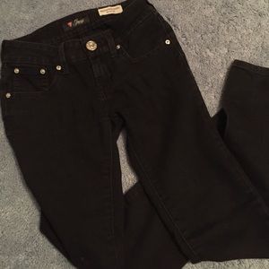 GUESS Black stretchy jeans