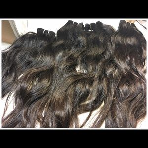 Two bundles Wavy Cambodian  hair extensions 22" in