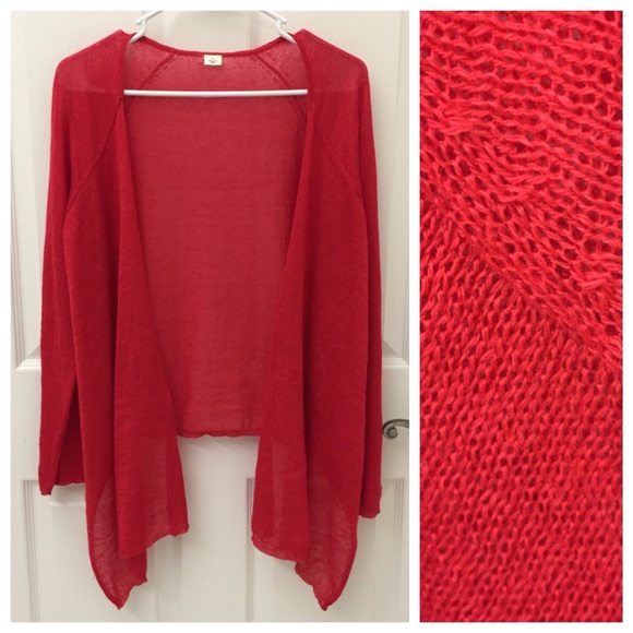 SOLD Anthropologie Linen Blend Cardigan - Picture 2 of 4