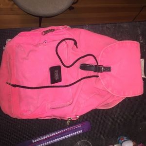 Pink backpack