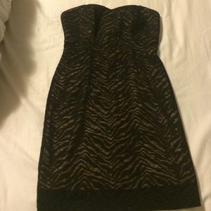 Animal Print Lace Dress