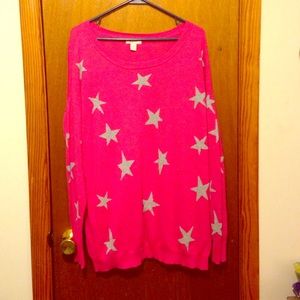 Pink star sweater ❣