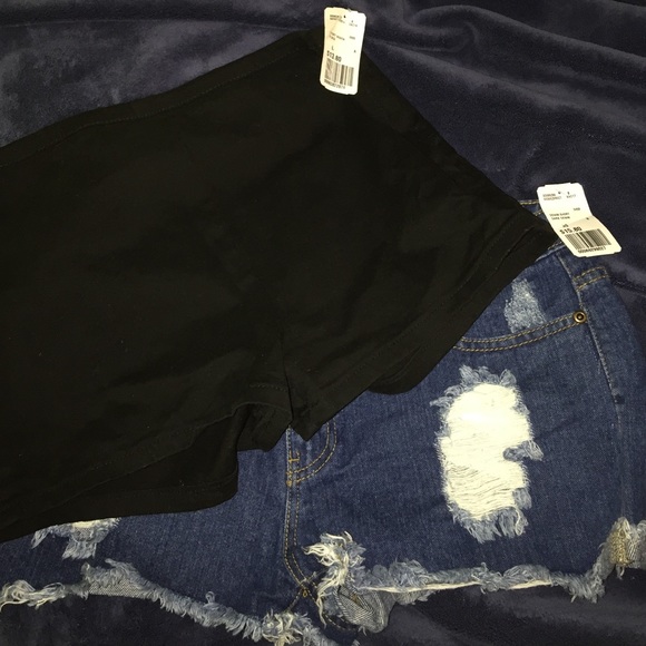 Forever 21 black high wasted shorts & jean shorts!