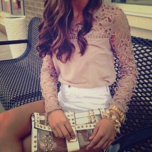 💕lace blouse