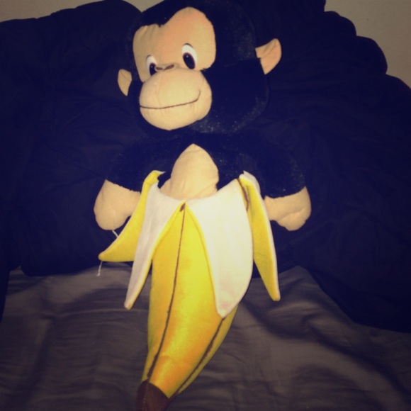 County Fair Plush Banana Monkey