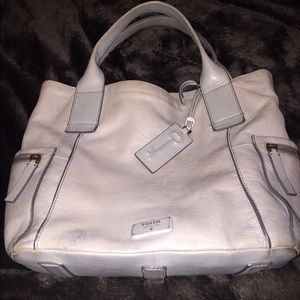 Baby blue fossil bag