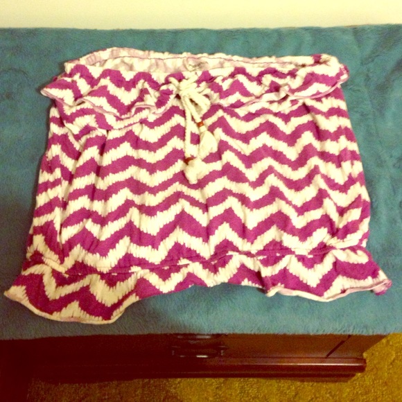 Strapless crop top💜