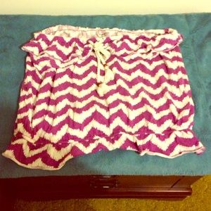 Strapless crop top💜