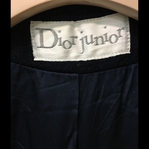 Dior junior wool coat