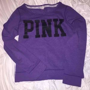 VS PINK crew neck sweatshirt