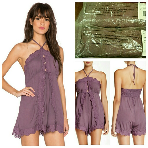 💰SOLD💰Free People Ruffle Romper - Picture 3 of 4