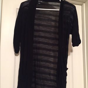 Black lightweight cardigan