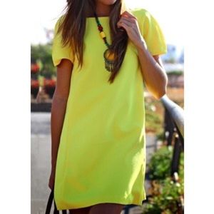 Brand new yellow dress