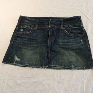 Express Size 4 Mini Denim Skirt