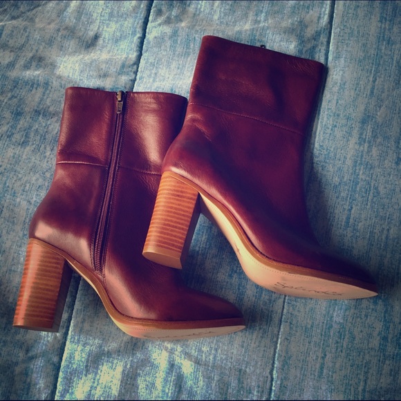 Splendid Leather Anthropologie Booties