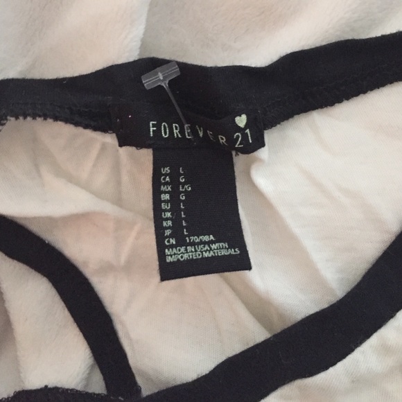 Never worn crop top racer tank. Size Large. $10. - Picture 3 of 4