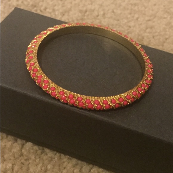 Lilly Pulitzer Gold and Coral Bangle