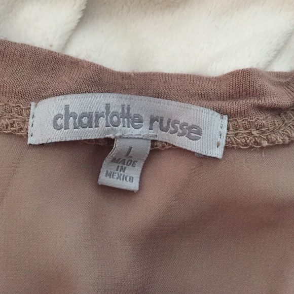 Salmon/Pink sheer shouldered top. Very soft. - Picture 2 of 3