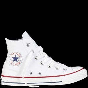 White converse high tops