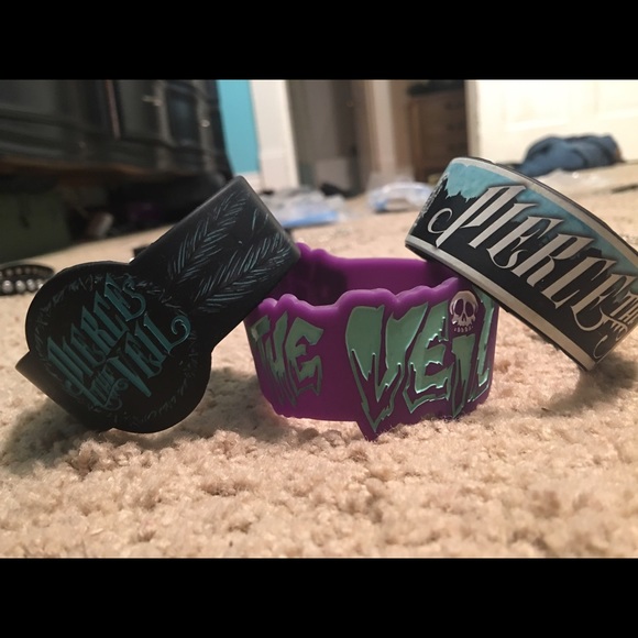Pierce The Veil rubber bracelet bundle