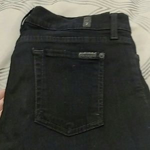 7 for mankind the skinny black jeans