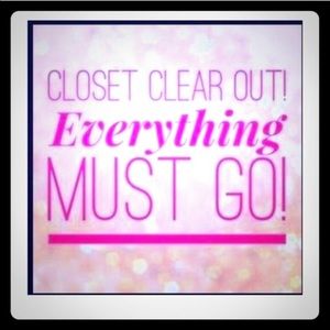 Closet clear out sale!!