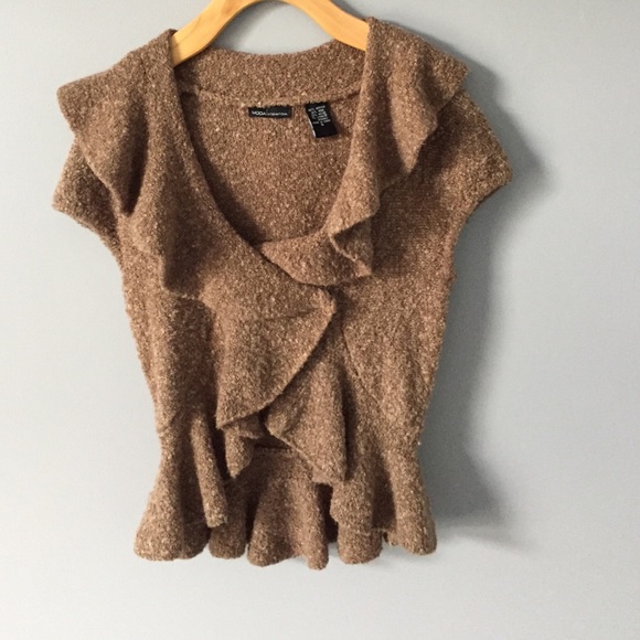 Women's cap sleeve sweater