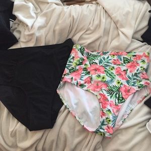 High waisted bathing suit bottoms. Never worn.