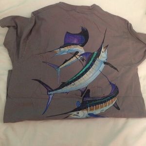 Gray guy Harvey t shirt
