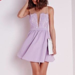 missguided lilac dress
