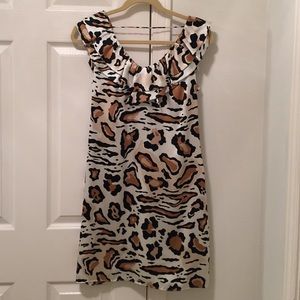 ABS Allen Schwartz Animal Print Dress, Size 4