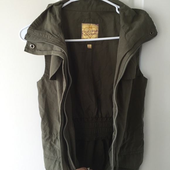 Olive Anorak Utility Vest - Picture 3 of 4