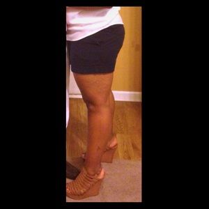 Strappy wedge tan sandals