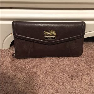 Authentic Brown Coach Wallet