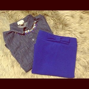 *PRICE DROP*Cobalt Blue Banana Republic Pencil