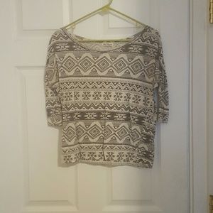 Aztec pattern shirt
