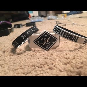 Bring Me The Horizon rubber bracelet bundle