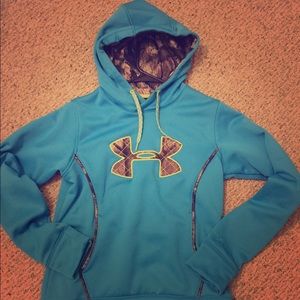 Under Armor baby blue hoodie