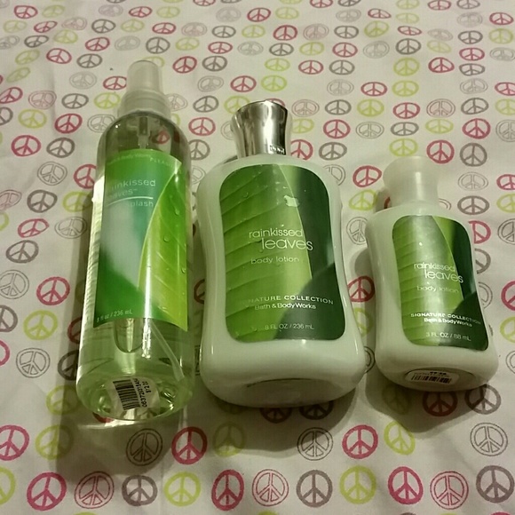 Rainkissed leaves from Bath and Body Works