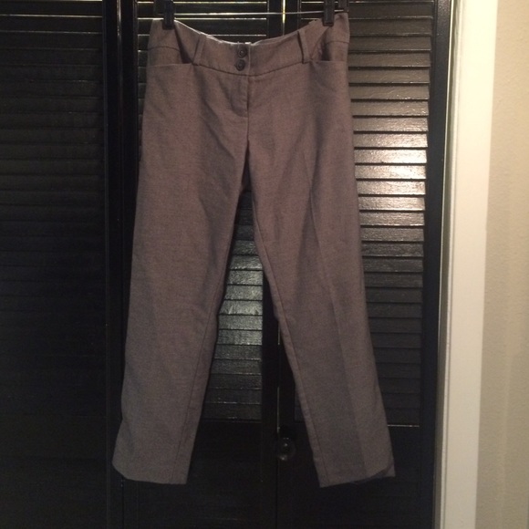 The limited brand gray pencil pants!