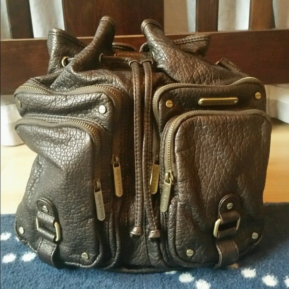 **SOLD** Timi & Leslie Vegan Diaper Bucket Bag