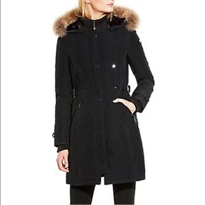 NWOT Vince Camuto Faux Fur Hooded Parka- SM